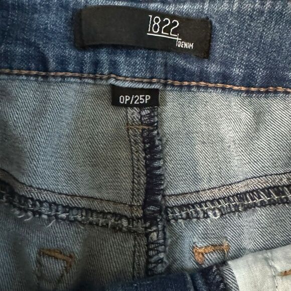 NWT 1822 Denim skinny distressed jeans sz 0 - Picture 6 of 8